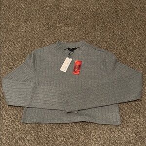 Counterparts Heather Gray Ribbed Sweater and pants set